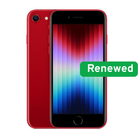 Apple Renewed Grade C | Apple iPhone SE (2022) | Red | 4.7 " | Retina HD | A15 Bionic | 4 GB | 64 GB | iOS