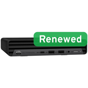 HP Renewed Grade B | EliteDesk 800 G6 | Intel Core i5 | i5-10500T | 16 GB | SSD | 256 GB | Intel UHD Graphics | Windows 11 Pro