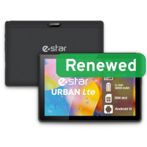 ESTAR Renewed Grade B | 10.1 URBAN Tablet 4GB | Black | 64 GB | Android