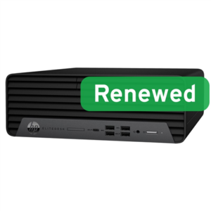 HP Renewed Grade A, EliteDesk 805 G6 SFF, AMD Ryzen 5 PRO, 4650G, 16 GB, SSD, 256 GB, AMD Radeon Graphics, Windows 11 Pro